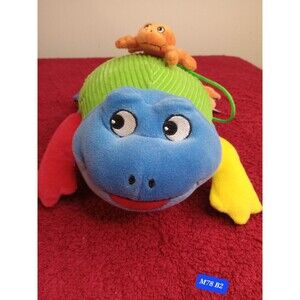 Turtle Plushie Animal Stuffed Toy Reading Book Toy 10.5 Inc